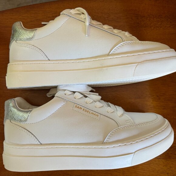 SAM EDELMAN PLATFORM SNEAKERS - Picture 1 of 4